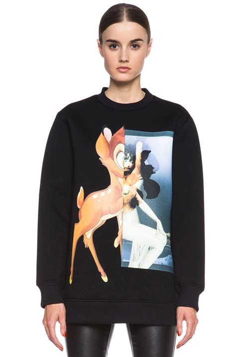 givenchy bambi sweteater men|givenchy crest sweatshirt sale.